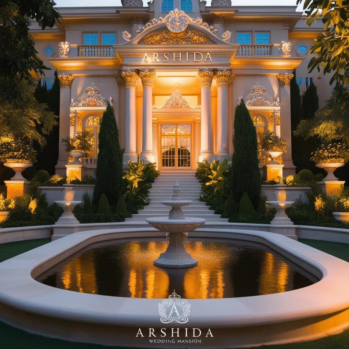 Arshida brand wedding mansion