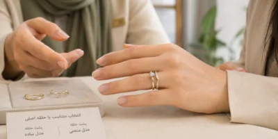 انتخاب پشت حلقه مناسب مراسم
