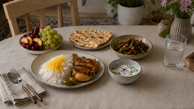 وعده غذایی سالم قبل عروسی