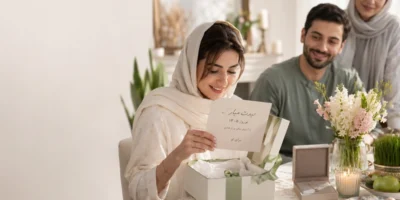 باکس هدیه عیدی برای عروس