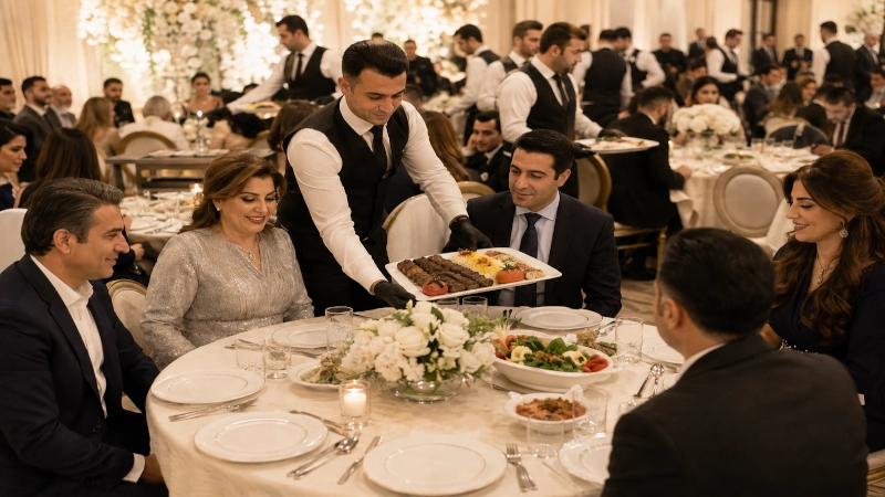 دیس پرس غذای عروسی