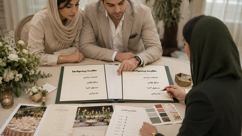 مقایسه خدمات تشریفات