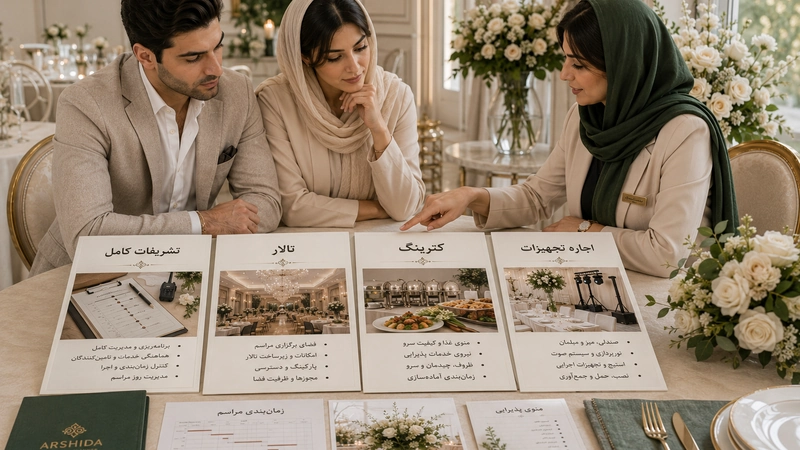 ارزیابی هزینه های تشریفات مراسم